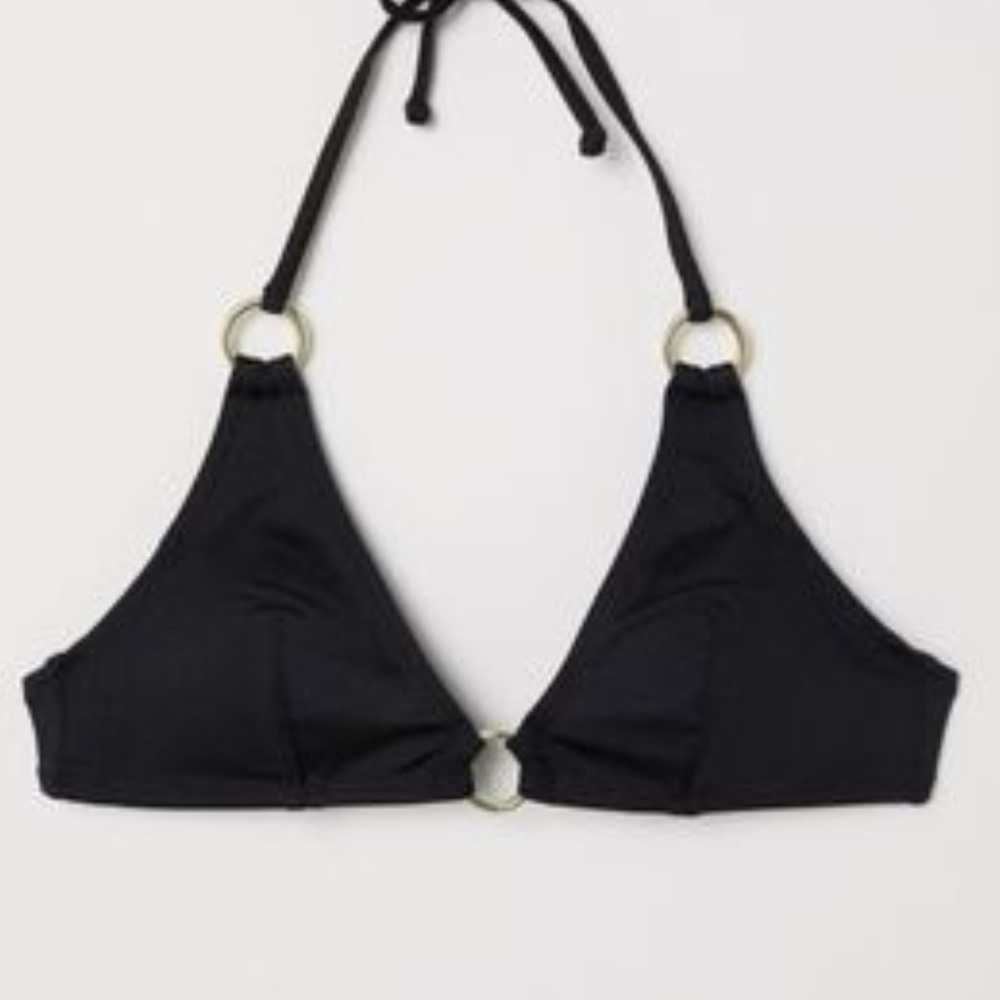 Triangle black ring bikini set - Picture 3 of 3